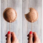 Pie pops de morango