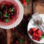 Raw cherrie cheesecake