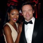 Com Hugh Jackman no The Angel Ball