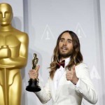 Jared Leto, vencedor do Óscar de Melhor Ator Secundário por ‘Dallas Buyers Club’.