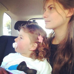 Carol e a sua filha, Valentina, publicada no seu Instagram.