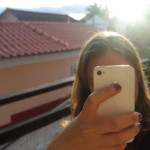 Uma selfie captada com a NX3000.