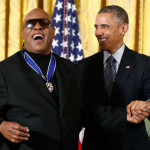 Stevie Wonder e Barack Obama © Reuters.