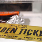 O bilhete dourado original do filme ‘Charlie e a Fábrica de Chocolate’, de 2005.