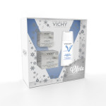 Liftactiv, da Vichy, traz o creme Liftactiv Supreme (50 ml + 15 ml) e a loção micelar desmaquilhante Puréte Thermale (100 ml). Em farmácias e parafarmácias. €32.