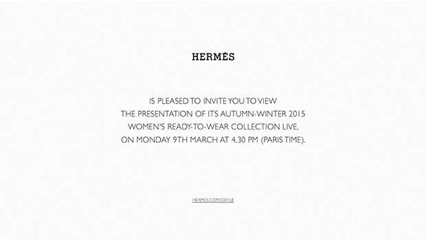 desfile hermes outono/inverno 15-16