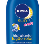 Hidratante Loção Solar Sun Baby SPF 50+, da linha Nivea Sun. 200 ml, €15,69.
