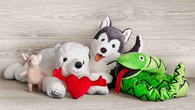 Peluches pela educação infantil