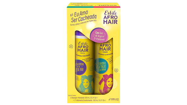 Kit Afro Hair_Eu amo ser cacheada
