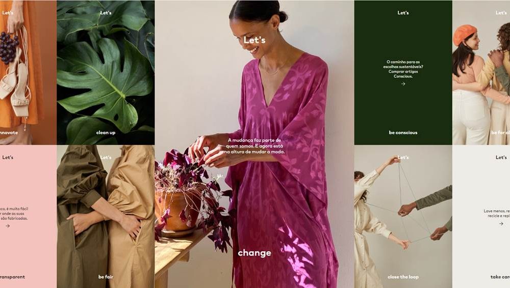 H&M lança Let's Change, uma iniciativa no seu site sobre sustentabilidade –  LuxWOMAN
