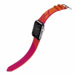 Apple Watch Hermes Series 6 orange rose Mexico H vibration woven Jumping band