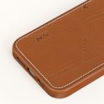 Iphone 12 or Iphone 12 pro case Hermes bolduc in barenia calfskin (6)