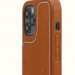 Iphone 12 or Iphone 12 pro case Hermes bolduc in barenia calfskin (8)