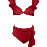 Biquíni Arrábida em licra vermelho, €99, Bohemian Swimwear