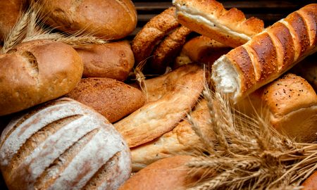 different types of bread made from wheat flour
