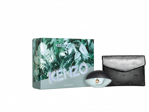 Kenzo World contém: -Kenzo World Set - EDP 50ml -Fashion Pouch (€85)