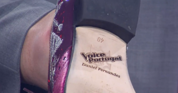 Sapatos personalizados para o Daniel Fernandes. NAMORARTE