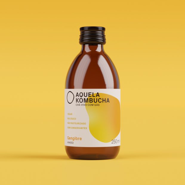 Aquela Kombucha Gengibre: Pack 3 ou 12 garrafas - €7,50 ou €29