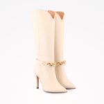 Botas Seaside em pele. Antes, 79,50, agora, 59,95 euros. Aplique opcional