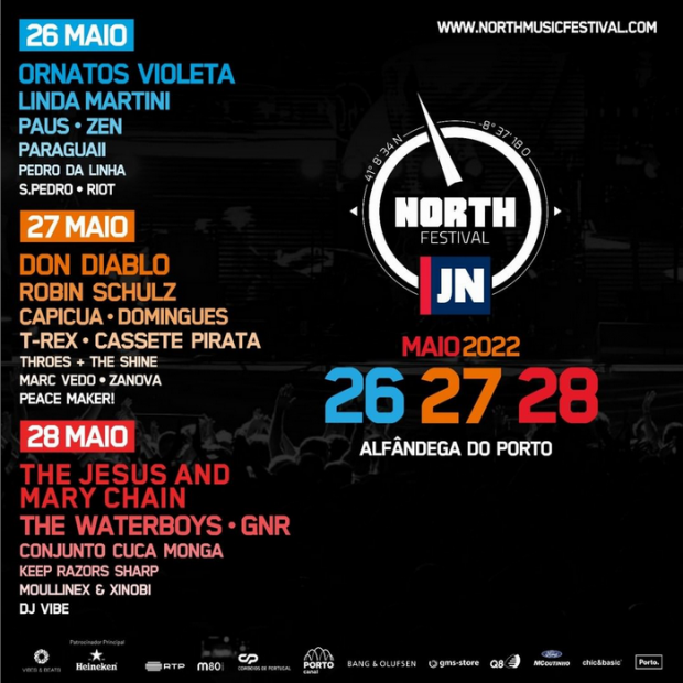 Cartaz do North Music Festival (@northmusicfestival)