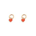 Iris Earrings Orange