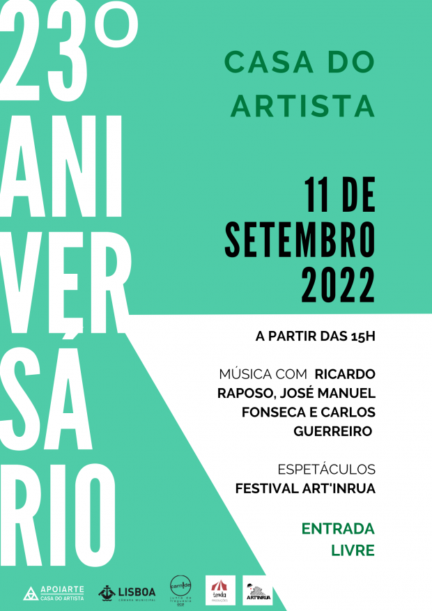 23 aniversario casa do artista_cartaz