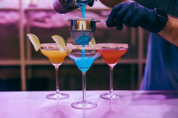 Margarita maracuja blue y fresa