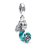 Conta pendente Pandora Disney The Little Mermaid Ariel Dangle Charm em prata 925, zirconias e esmalte, 65euros_792695C01