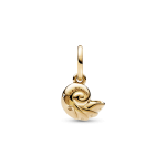 Conta pendente Pandora Disney The Little Mermaid Enchanted Shell Dangle Charm em liga com revestimento de ouro 14k e zirconias,69euros_762685C01_V2-1
