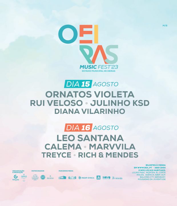 Cartaz do festival Oeiras Music Fest