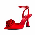 RITA ORA X PRIMARK Satin Rose Red Heel. €22