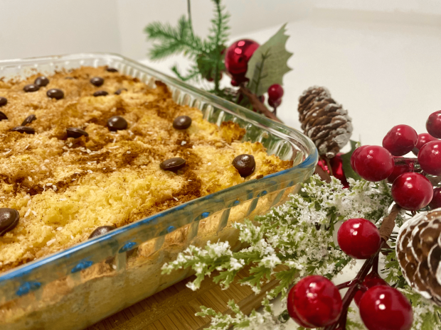 Doce de Pão e Coco com Canela 1