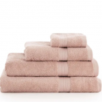 Toalha 100% algodão penteado 650 g Rosa claro - 30X50 (2 unidades), LEROY MERLIN, €13,65 exclusivo online