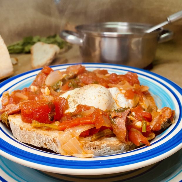 Sopa de Tomate com Pão de Rio Maior