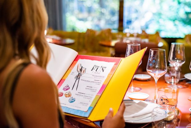 O menu tem um custo de €45 por pessoa