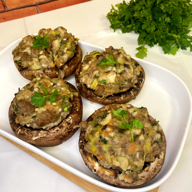 Cogumelos Rechados com Pão de Rio Maior (2)