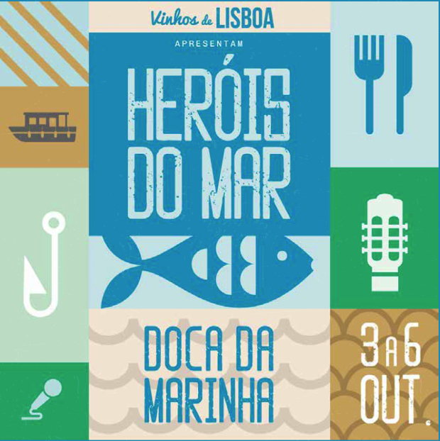 Cartaz do festival Heróis do Mar 