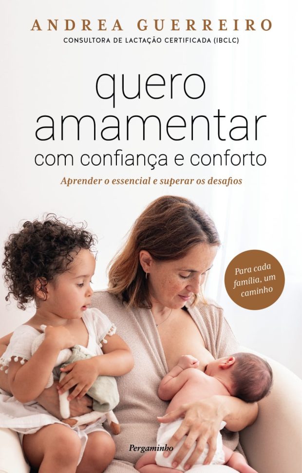 Em outubro, Andrea Guerreiro lançou o livro “Quero Amamentar com Confiança e Conforto”, pela Pergaminho. Um livro sobre amamentação e tudo o que a envolve, centrado na mulher, nos seus objetivos, na sua história pessoal e nas suas circunstâncias de vida concretas, para a guiar ao longo das várias etapas da jornada de amamentação, levando-a a desfrutar de todas as vantagens, para si e para o seu bebé, de amamentar e ser amamentado. 