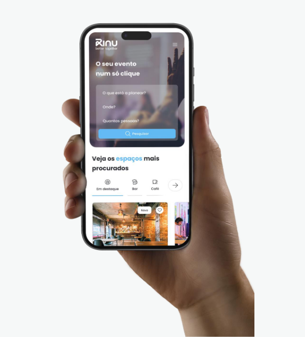 RINU a nova plataforma de organização de eventos