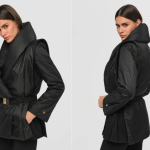 Casaco acolchoado preto Piuccia @inakess.com