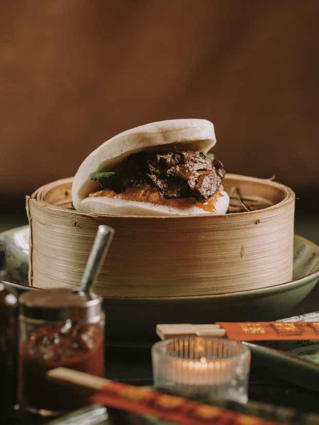 Gua-Bao com Carne de Porco Braseada