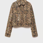 Blusão de ganga de leopardo, Mango, €29,99