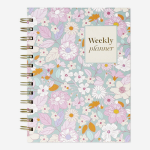 Agenda de estudo floral com autocolantes, flying tiger, €7
