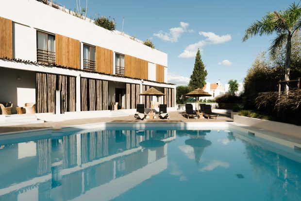 A piscina exterior