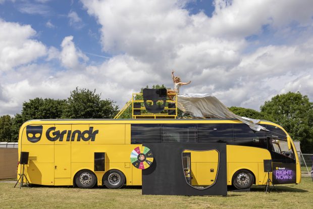 Kitty-Scott Claus joins forces with Grindr, London, 1st June 2025